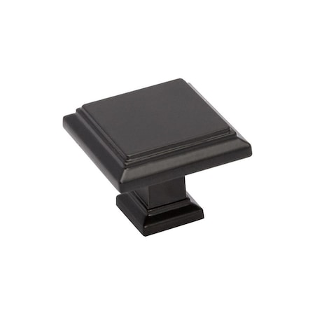 Utopia Alley Dover Cabinet Pull Knob, Matt Black HW377BK